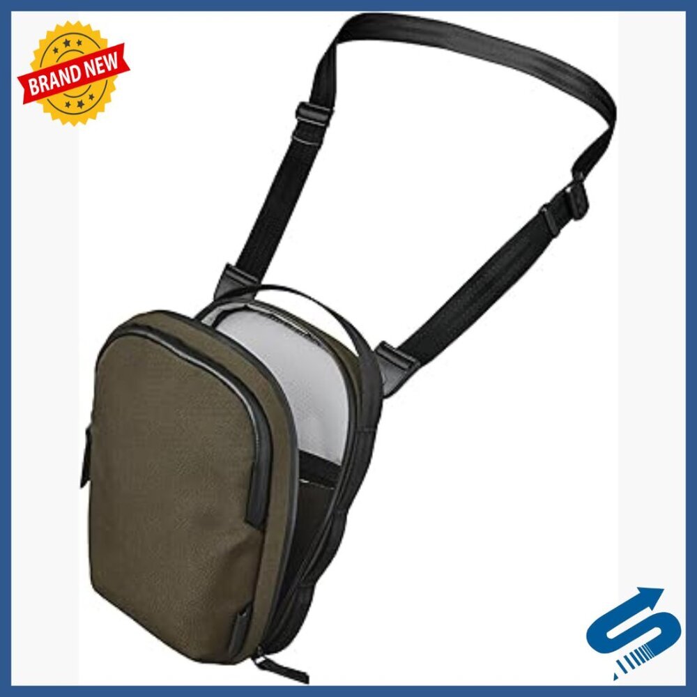 Compact RFID Blocking Crossbody Sling Bag with Adjustable Strap